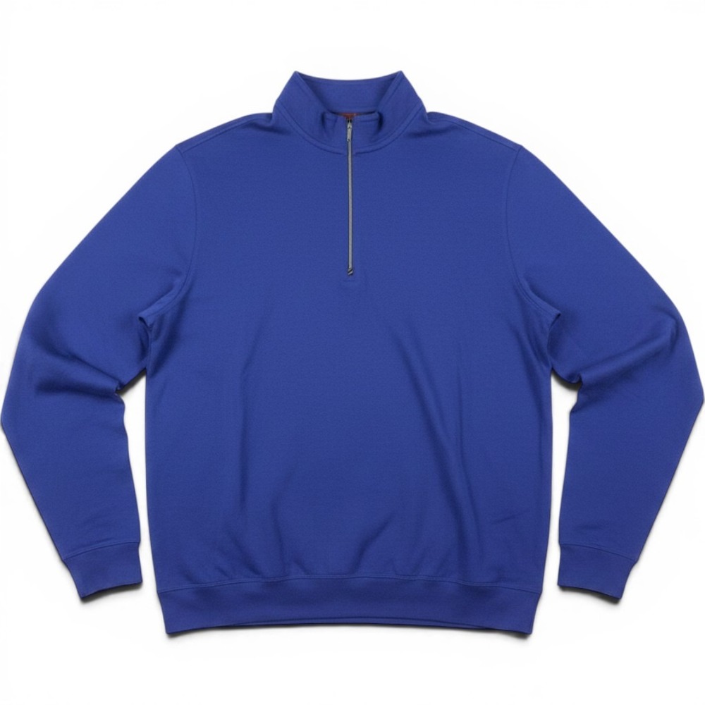 Nike Tiger Woods Collection Mens XXL Royal Blue Quarter Zip Pullover 397310-433